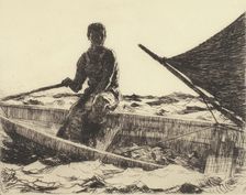 Dory Fisherman, 1927. Creator: Frank Weston Benson