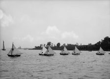 Dory start, I.H. Reg., 1898 July 30. Creator: Unknown