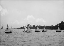 Dory start, I.H. Reg., 1898 July 30. Creator: Unknown