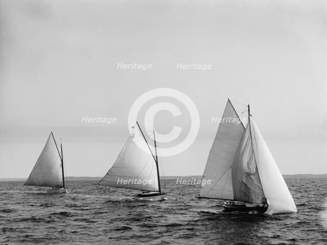 Dosoris 2, Qui Vive, and Dipper, 1894 July 29. Creator: John S Johnston.