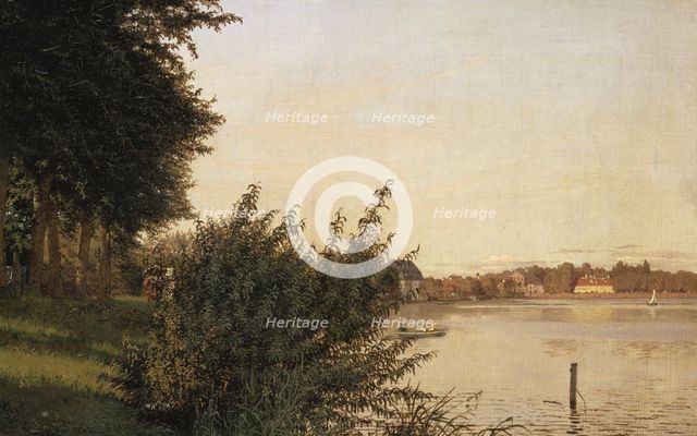 Dosseringen seen toward Österbro, 1836. Creator: Christen Kobke.