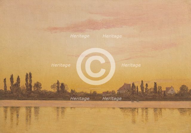 Dosseringen seen from the Sea, 1837. Creator: Christen Kobke.