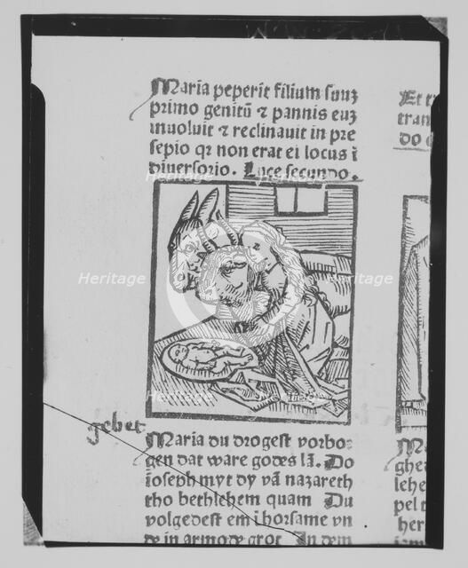 Dat boek van der navolghinge ihesu Christi, 1489. Creator: Poppy Printer.