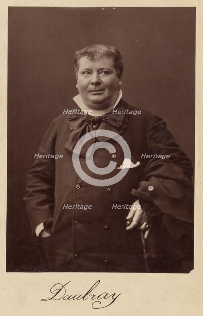 Daubray (Michel René Thibaut), about 1880. Creator: Unknown.