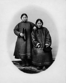 Daughter and mother, Gilyak, 1865-1871. Creator: VV Lanin