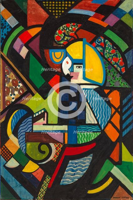 Daughter in a Rocker, 1917-1918. Creator: Henry Lyman Saÿen.