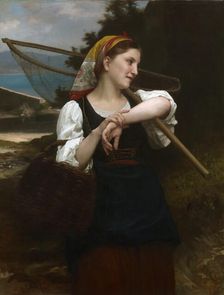 Daughter of Fisherman, 1872. Creator: Bouguereau, William-Adolphe (1825-1905)