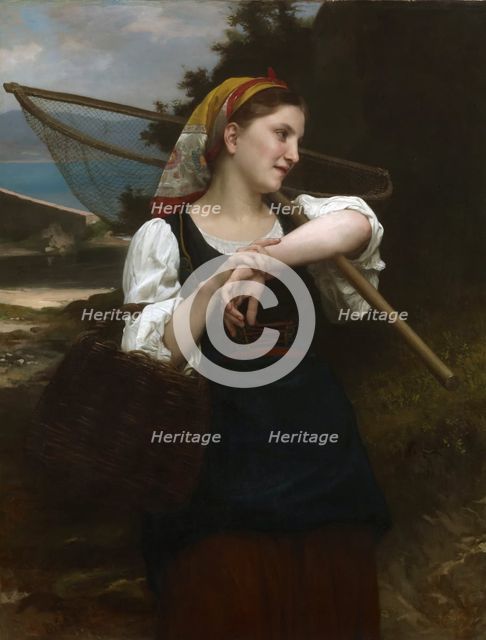 Daughter of Fisherman, 1872. Creator: Bouguereau, William-Adolphe (1825-1905).