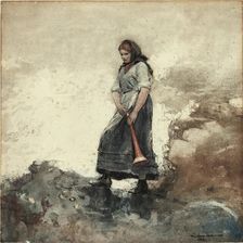 Daughter of the Coast Guard, 1881. Creator: Winslow Homer