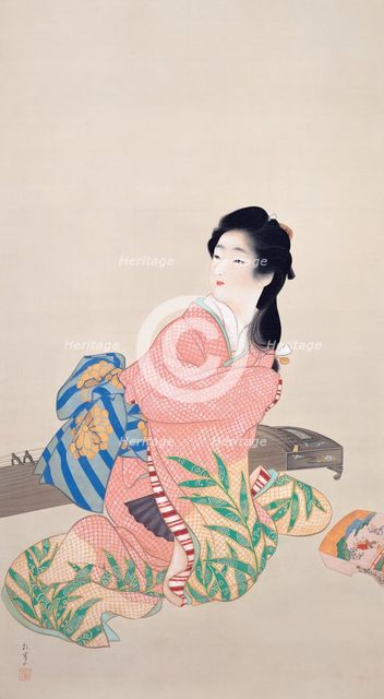 Daughter Miyuki, 1914. Creator: Shoen, Uemura (1875-1949).