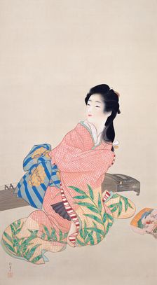 Daughter Miyuki, 1914. Creator: Shoen, Uemura (1875-1949)