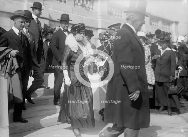 Daughters of American Revolution - President And Mrs. Wilson, Col. Harts..., 1916 Creator: Harris & Ewing.