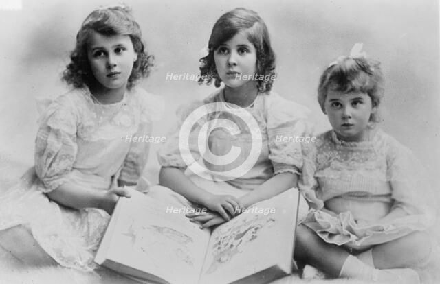 Daughters of Prince and Princess of Greece: Olga, Eliy, & Marina, between c1910 and c1915. Creator: Bain News Service.