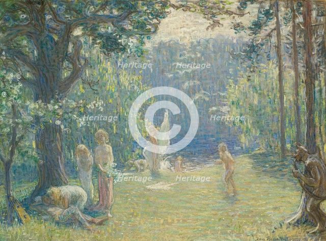 Daughters of Sun (Saules meita), c. 1912.
