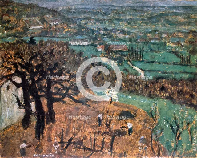 'Dauphine Landscape', c1899.  Artist: Pierre Bonnard