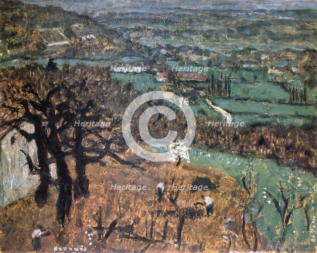 'Dauphine Landscape', c1899.  Artist: Pierre Bonnard