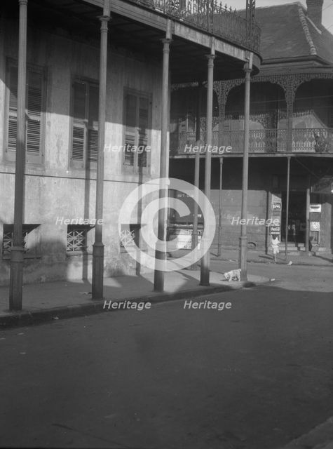 Dauphine Street, New Orleans, between 1920 and 1926. Creator: Arnold Genthe.