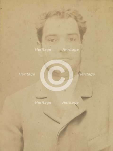 Dauriac. Henri, Georges. 36 ans, né à Memphis (USA). Agent d'affaires. Extortion de fonds...., 1894. Creator: Alphonse Bertillon.