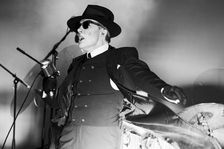 Dave Vanian, The Damned live at Alexandra Palace, London, Apr 2023. Creator: Annapaola Marchesani