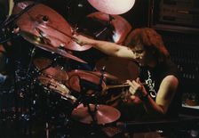 Dave Weckl, Cambridge Corn Exchange, Cambridge, 1992. Creator: Brian Foskett
