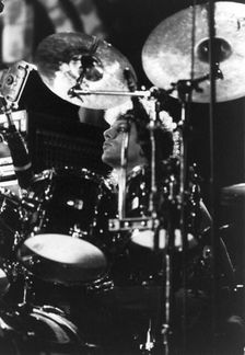 Dave Weckl, Norwich, 1990. Creator: Brian Foskett