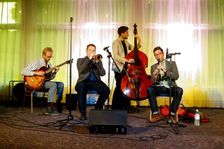 Dave Archer, Pete Horsfall, Ferg Ireland and Giacomo Smith, 26th July 2016. Artist: Brian O'Connor