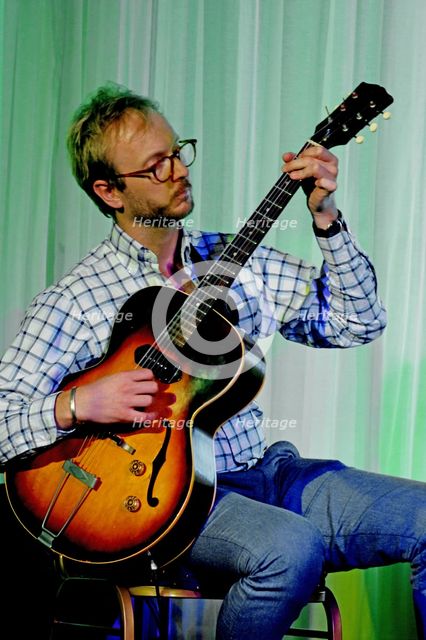 Dave Archer, Watermill Jazz Club, Dorking, Surrey, 26th July, 2016. Artist: Brian O'Connor.
