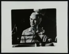 Dave Brubeck at the piano, Stroud Leisure Centre, Gloucestershire, 23 May 1981. Creator: Denis Williams