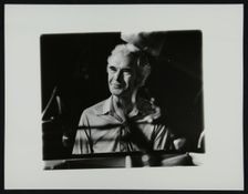 Dave Brubeck at the piano, Stroud Leisure Centre, Gloucestershire, 23 May 1981. Creator: Denis Williams