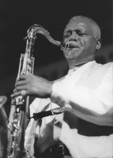 Dave "Fathead" Newman, North Sea Jazz Festival, Netherlands, 1996. Creator: Brian Foskett