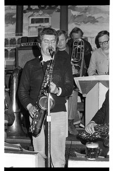 Dave Gelly, Lord Napier Thornton Heath, 1980. Artist: Brian O'Connor