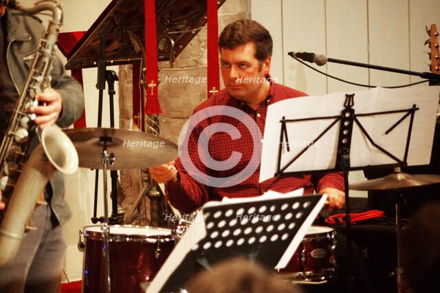 Dave Ingamells, Brandon Allen Turrentine Project, St Andrews Church, Hove, East Sussex, May 2023. Creator: Brian O'Connor.