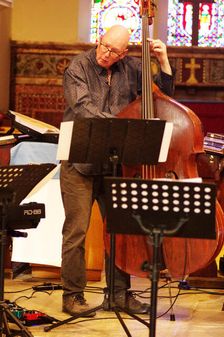 Dave Jones, Brandon Allen Turrentine Project, St Andrews Church, Hove, East Sussex, May 2023. Creator: Brian O'Connor