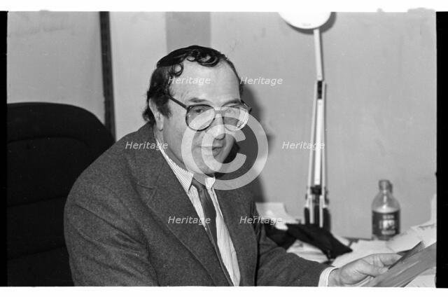 Dave Lee, Jazz FM London, 1990.  Artist: Brian O'Connor.