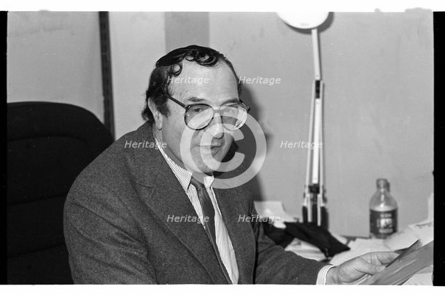Dave Lee, Jazz FM London, 1990.  Artist: Brian O'Connor.