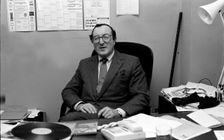 Dave Lee, Jazz FM, Marble Arch, London, Feb 1990. Artist: Brian O'Connor