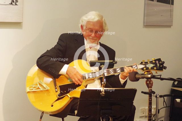 Dave Moorwood, The Pete Allen Band, Deanwood Park Golf Club, Newbury, Berks, 10th Oct. 2021. Creator: Brian O'Connor.