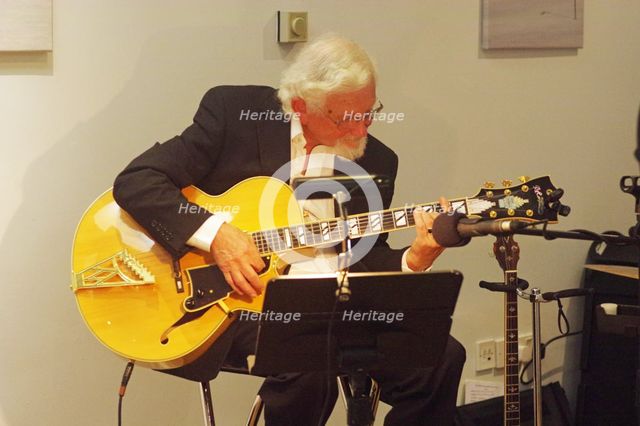 Dave Moorwood, The Pete Allen Band, Deanwood Park Golf Club, Newbury, Berks, 10th Oct. 2021. Creator: Brian O'Connor.