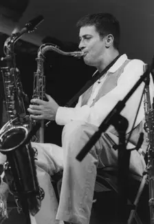 Dave O'Higgins, Brecon Jazz Festival, 1995. Creator: Brian Foskett