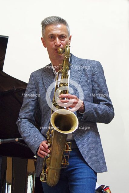 Dave O’Higgins, Darius Brubeck Quartet, NJA Fundraiser, Loughton Methodist Church, Essex, Sep 2021. Creator: Brian O'Connor.