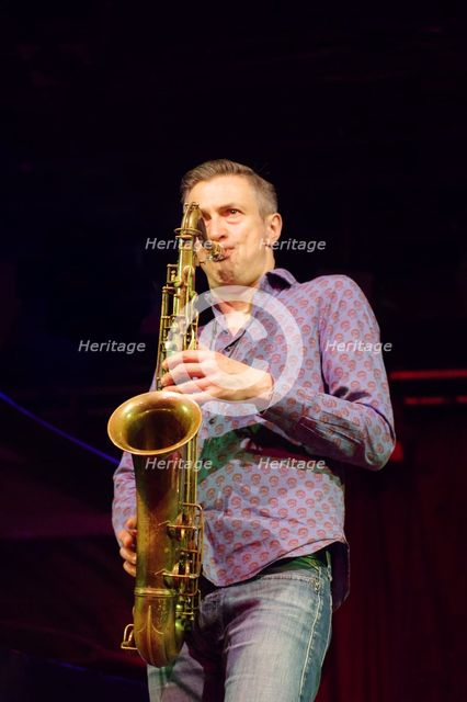 Dave O'Higgins, Under Ground Theatre, Eastbourne, East Sussex, 2015. Artist: Brian O'Connor.