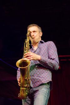 Dave O'Higgins, Under Ground Theatre, Eastbourne, East Sussex, 2015. Artist: Brian O'Connor