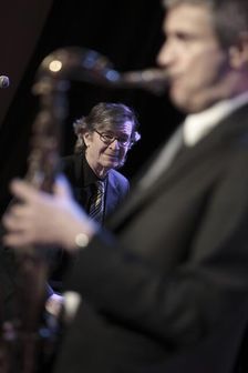Dave O'Higgins and Darius Brubeck, 2010. Artist: Alan John Ainsworth