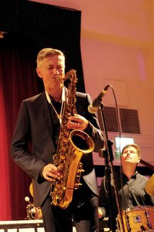 Dave O’Higgins, Darius Brubeck Quartet, Battle Jazz Festival, Battle, East Sussex, July 2023. Creator: Brian O'Connor