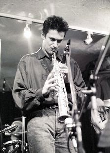 Dave O'Higgins, saxophonist, Tenor Clef, London, 1991. Artist: Brian O'Connor
