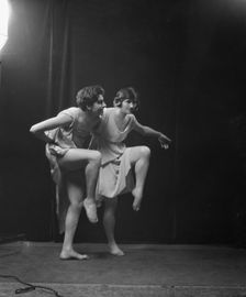 Davenport, Margery, Miss, and unidentified dancer, not before 1917. Creator: Arnold Genthe