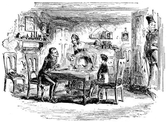 David Copperfield and Uriah Heep, 1912. Artist: Hablot Knight Browne