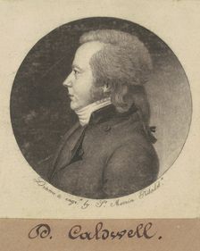 David Caldwell, 1798. Creator: Charles Balthazar Julien Févret de Saint-Mémin