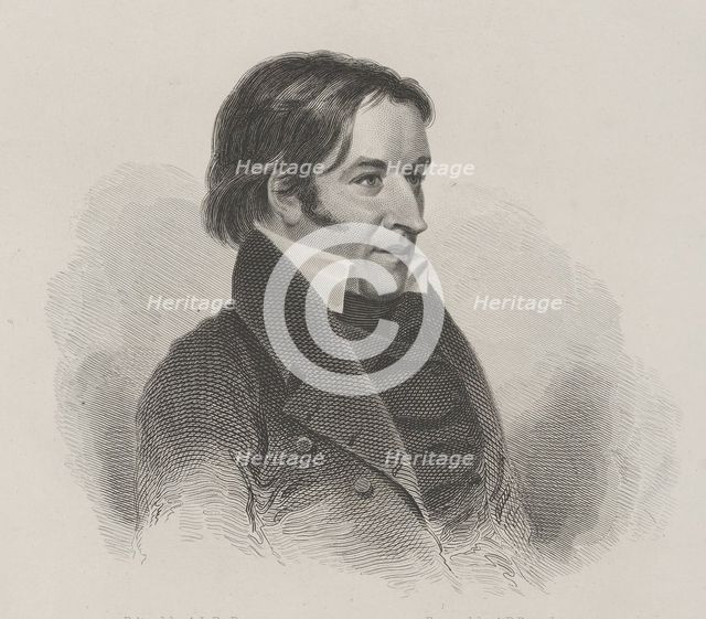 David Crockett, ca. 1836., ca. 1836. Creator: Asher Brown Durand.