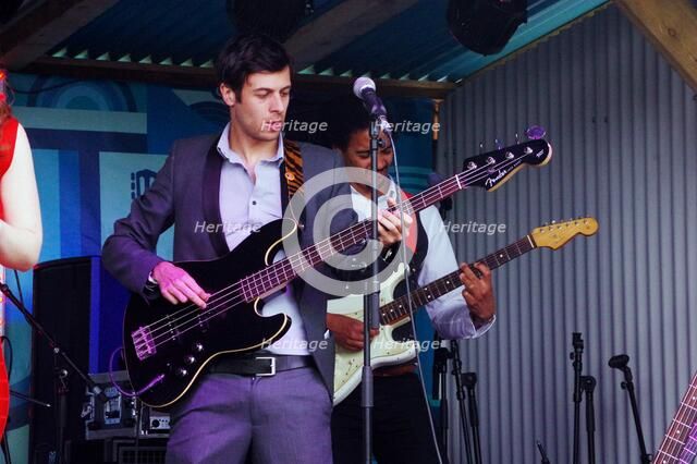 David Amar and Ian Marshall, Love Supreme Jazz Festival, Glynde Place, East Sussex, 2014. Artist: Brian O'Connor.